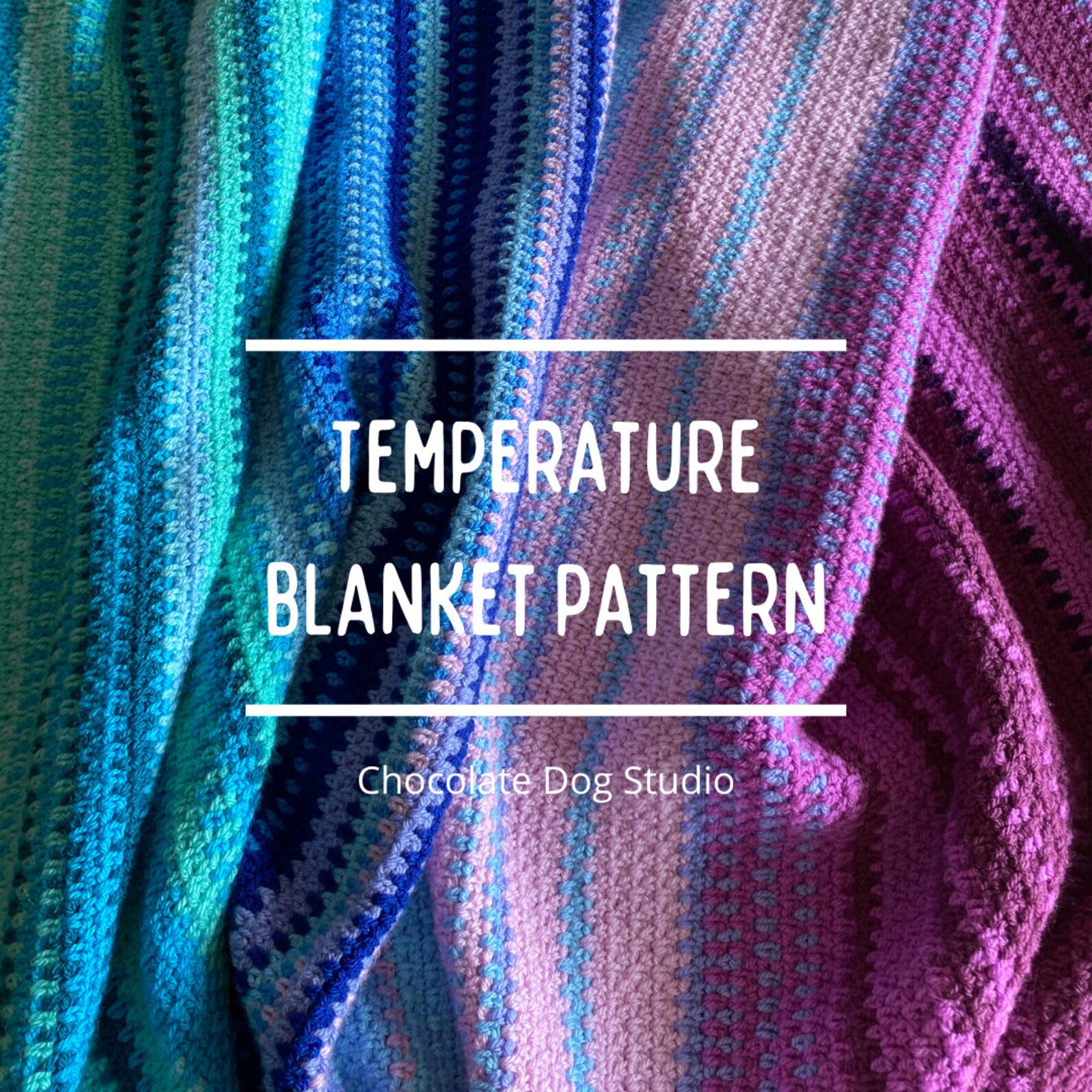 Temperature Afghan Pattern Diy Temperature Crochet Blanket Etsy
