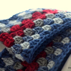 Granny Stripe Scarves 3 Pattern bundle Stripe scarf pattern set image 9