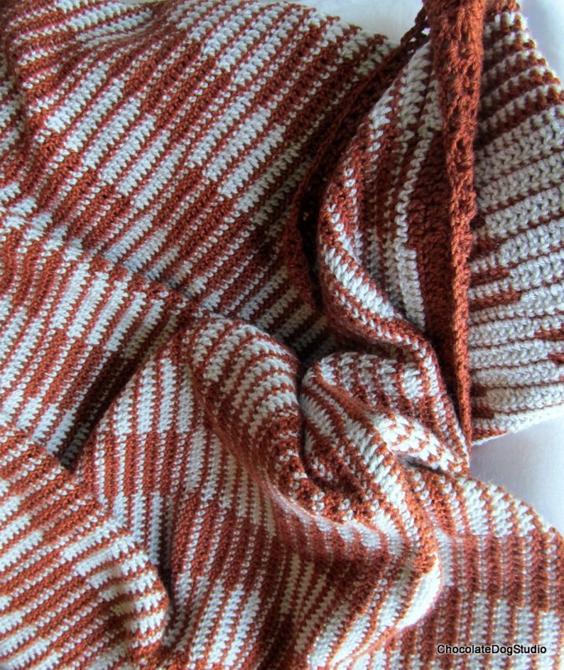 The Checkerboard Crochet Blanket Pattern-a Beginner Afghan - Etsy UK