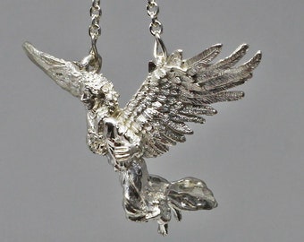 Angel Pendant in Silver by George Postgate