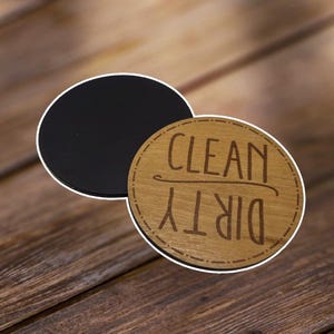 Dishwasher Clean & Dirty Magnet, Dishwasher Magnet, Housewarming Gift, Clean and Dirty Dishes Indicator, Dishwashing Sign, Kitchen Decor