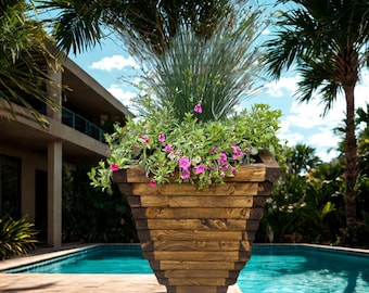 Rustic Reclaimed Wood Planter