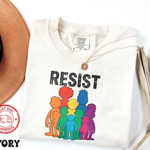 Vintage Save PBS LGBTQ Comfort Colors Shirt - Resist Pride