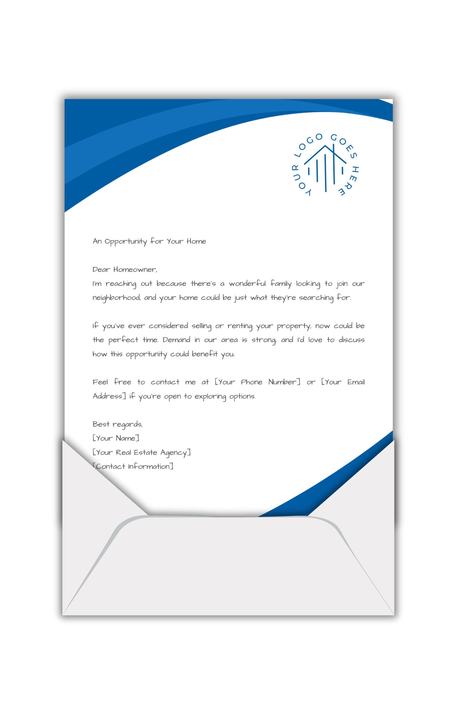 Custom Realtor Marketing Letter | Handwritten Font, Lead Generation (50 ...