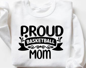 T-shirt Fier Basketball Mom : t-shirt pour le jour du match