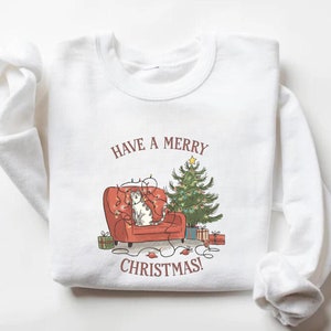 Merry Christmas Sweater, Kittens Christmas , Christmas Jumper, Christmas Jumpers For Women, Xmas Jumper, Christmas Cat gift, cat lover gift