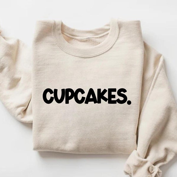 Pattern Print Dessert Cupcake Women's Sweatshirt