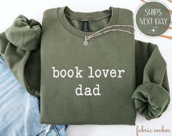 Sudadera para papá amante de los libros, regalo de lectura para el Día del Padre