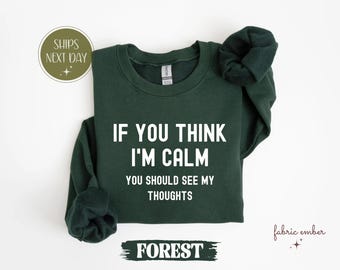 Sarkastische psychische Gesundheit Sweatshirt, introvert Geschenk