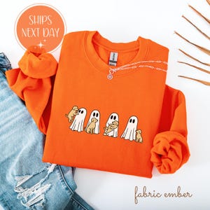 Comfort Colors® Halloween Golden Retriever Shirt, Halloween Hundeshirt, Geisterhund Shirt, Hundeliebhaber Geschenk, Hund Halloween Shirt, Golden Mama Shirt