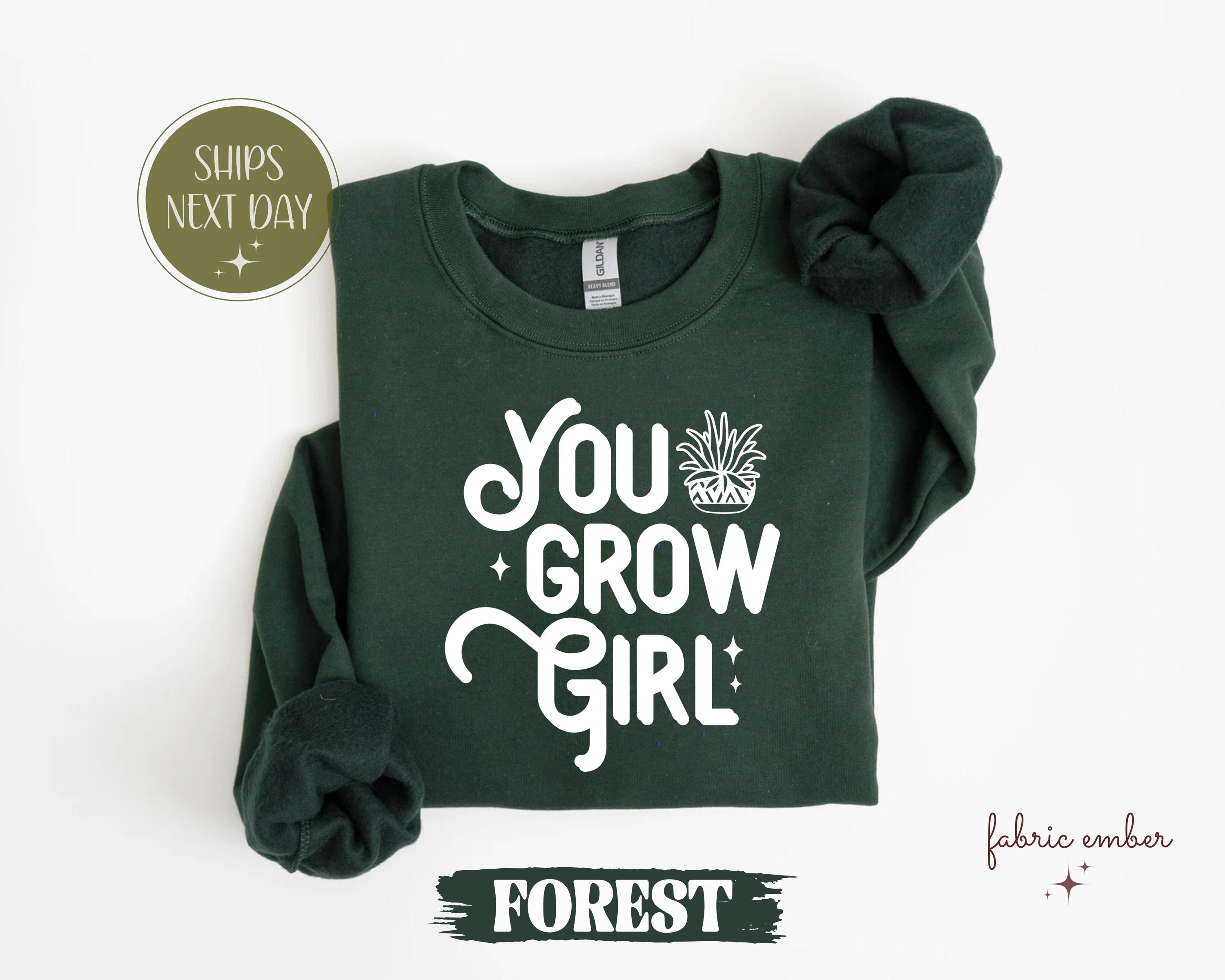 You Grow Girl T-shirt: Empowering Plant Lover Gift - Etsy UK