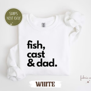 Fishing Dad T-Shirt: Cast And Dad - Angler Gift