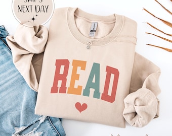 Let's Read Shirt: Book Lover Gift, Teacher Librarian Tee