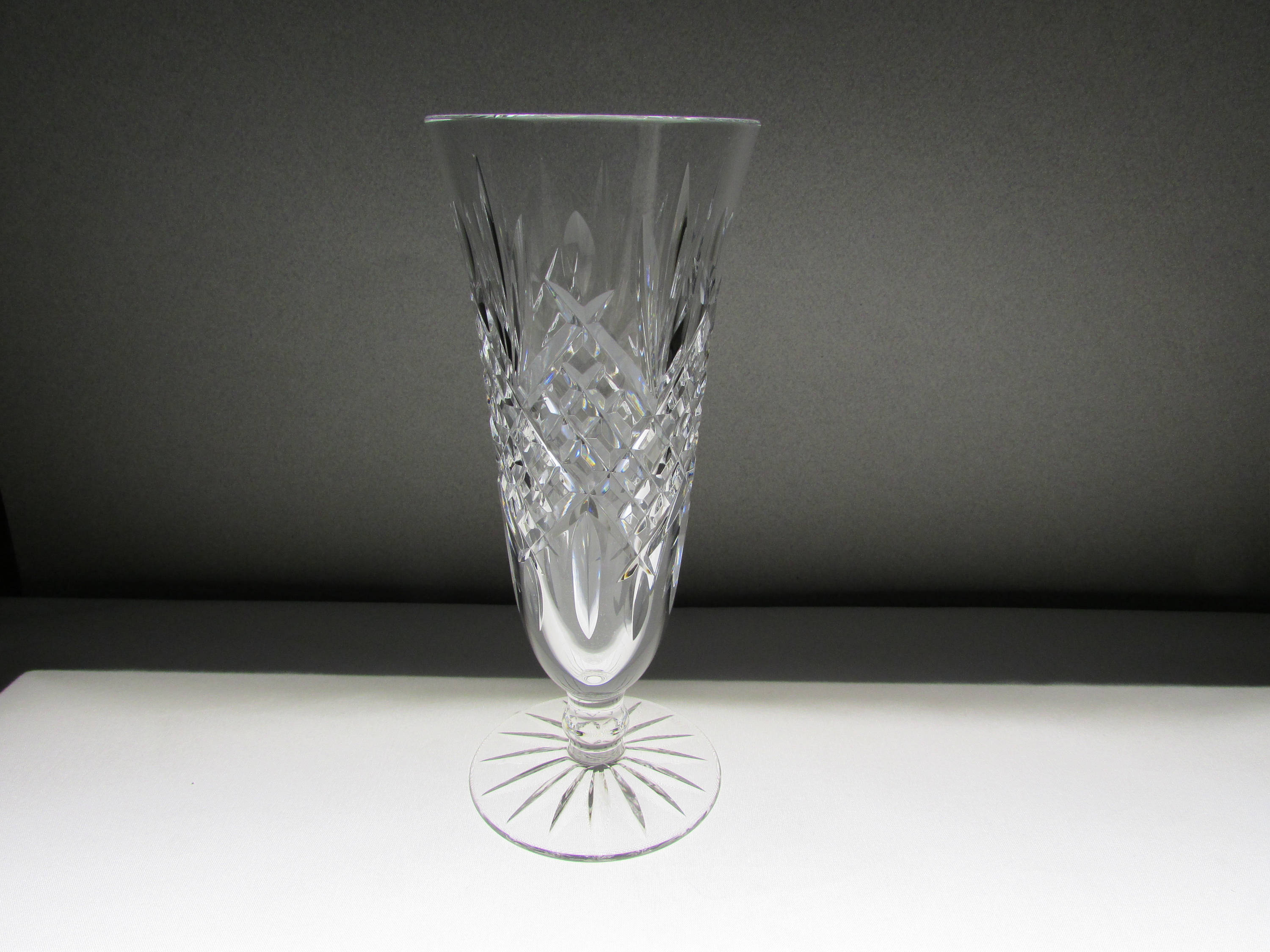 Vintage Waterford Crystal Ashbourne Vase Flower Vase Wedding Etsy