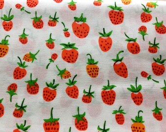 SALE. RARE Heather Ross Briar Rose Strawberries Knit