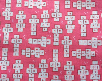 1 YARD. Michael Miller - Sarah Jane - Children At Play- Hopscotch