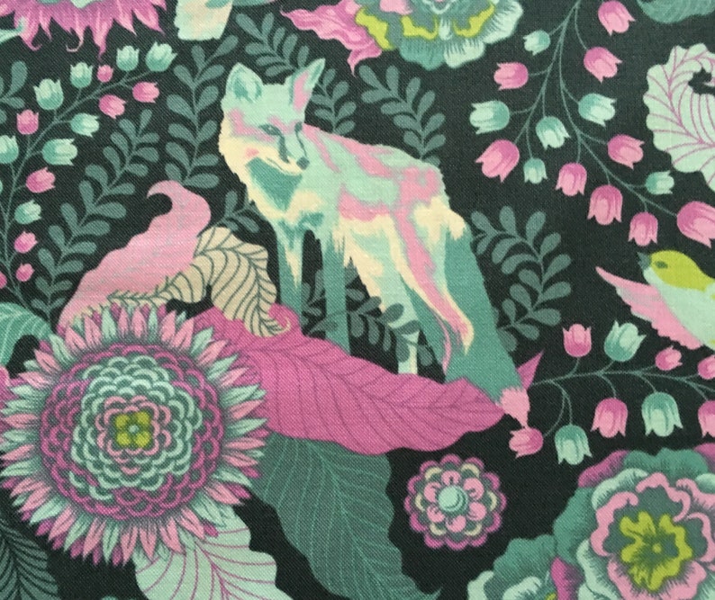 SALE. VERY RARE Fox field by Tula Pink Foxtrot image 4