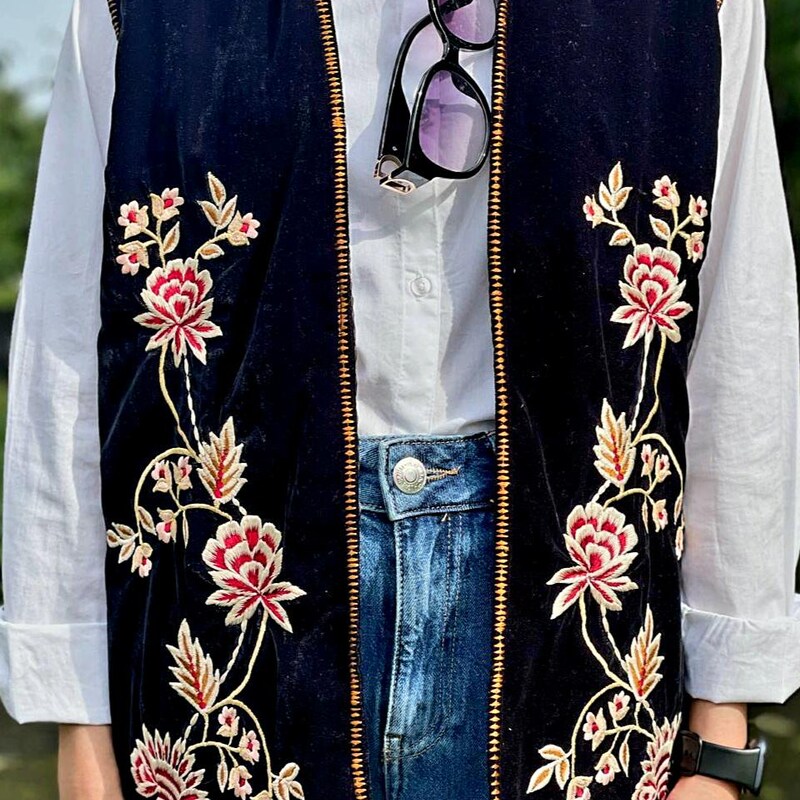 Vintage Floral Vest