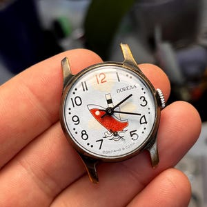 USSR Pobeda - children&#39;s watch with a ship