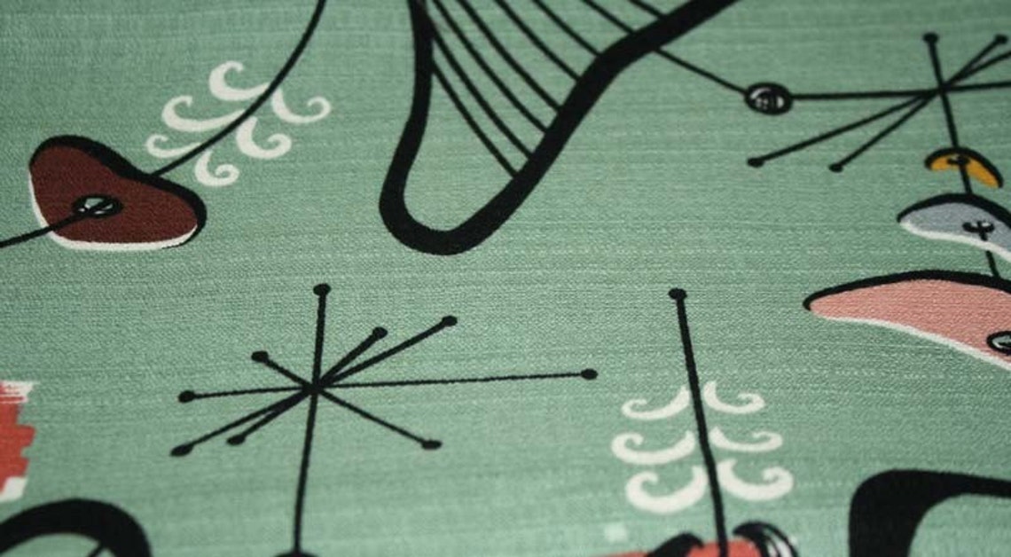 Robert Kaufman BOOMERANG BEAT fabric modern retro metro Etsy