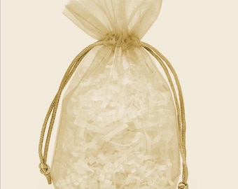 30 Wholesale Gusseted Organza bags (Package of 30)