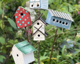 Miniature Bird Houses (more assorted colors and styles)