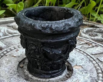 Miniature Garland Cachepot Planter for Fairy Gardens