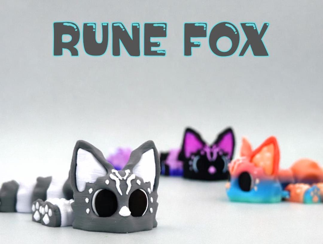 Rune Fox - Forest Guardian Flexi [digital Download] - Etsy