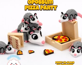 Opossum Pizza Party – Uroczy zestaw [Pobieranie cyfrowe]