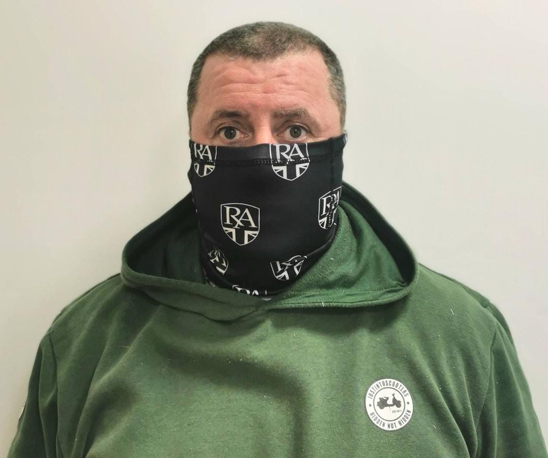 Royal Alloy Snood: Thermal Scooter Mask, Neck Warmer