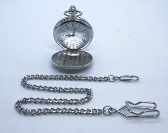 Piaggio Wasp VESPA Classico Orologio da tasca al quarzo in acciaio