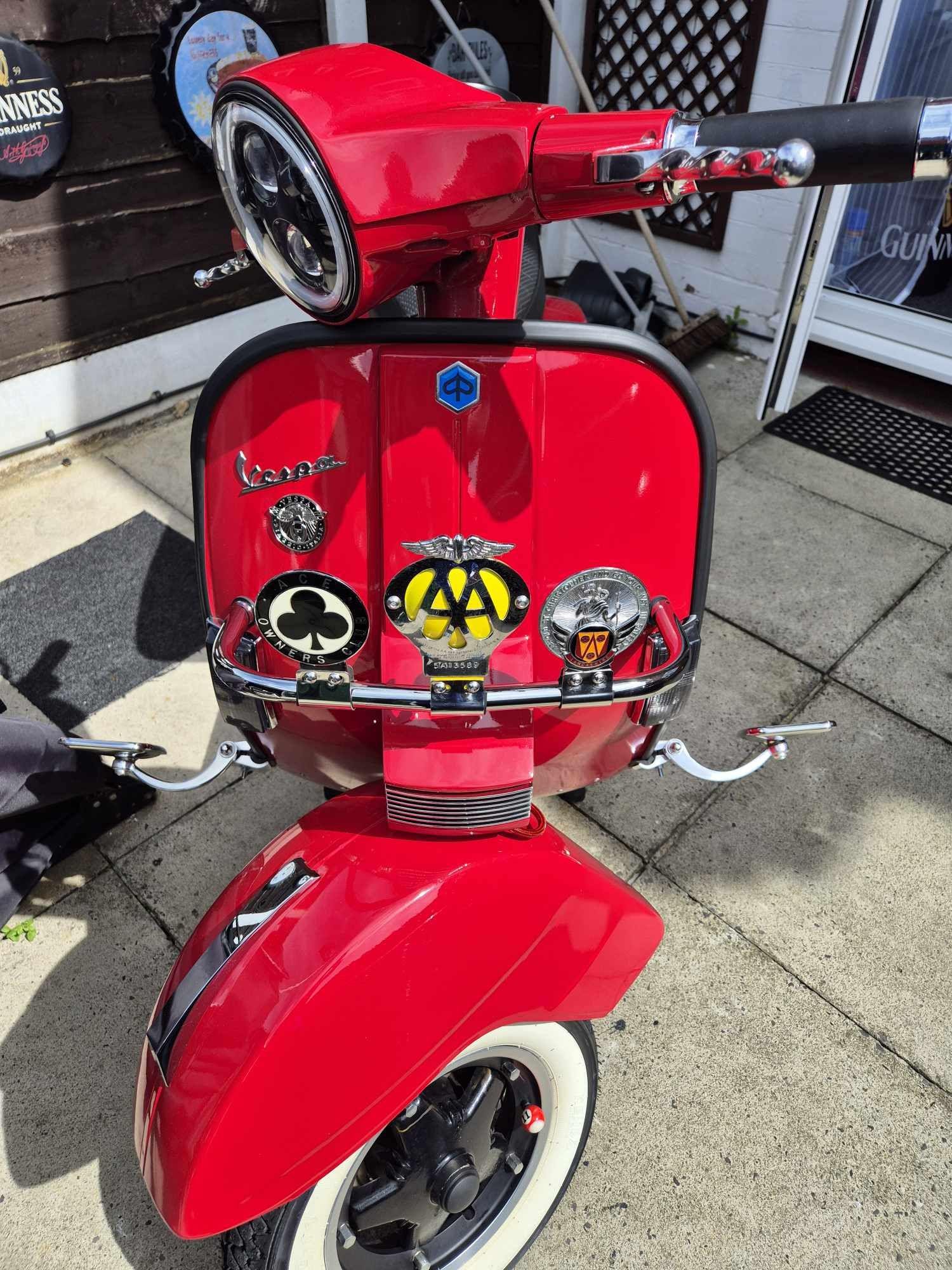 Vespa Wasp Emblem: 3D Aluminium Badge, Silver Scooter Decal - Etsy