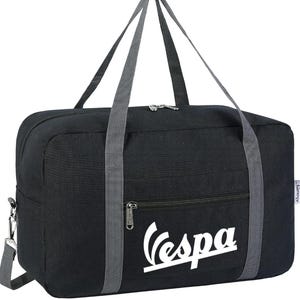 Vespa Cabin Bag - 40x20x25 - Unter dem Sitz faltbare Reisetasche - Weekender - Reisetasche - Handgepäck - Handgepäck für Frauen und Männer 20L