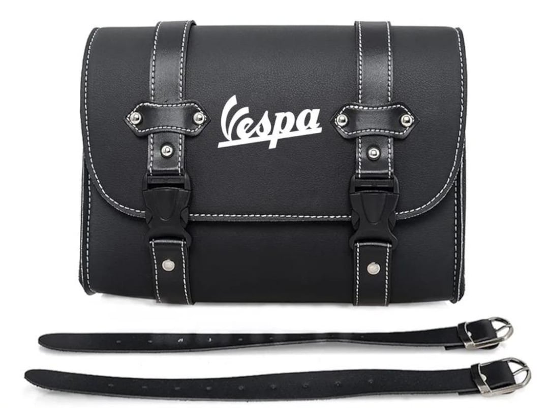 Vespa 75周年記念 ベスパ リアバッグ サドルバッグ キーリング付き 