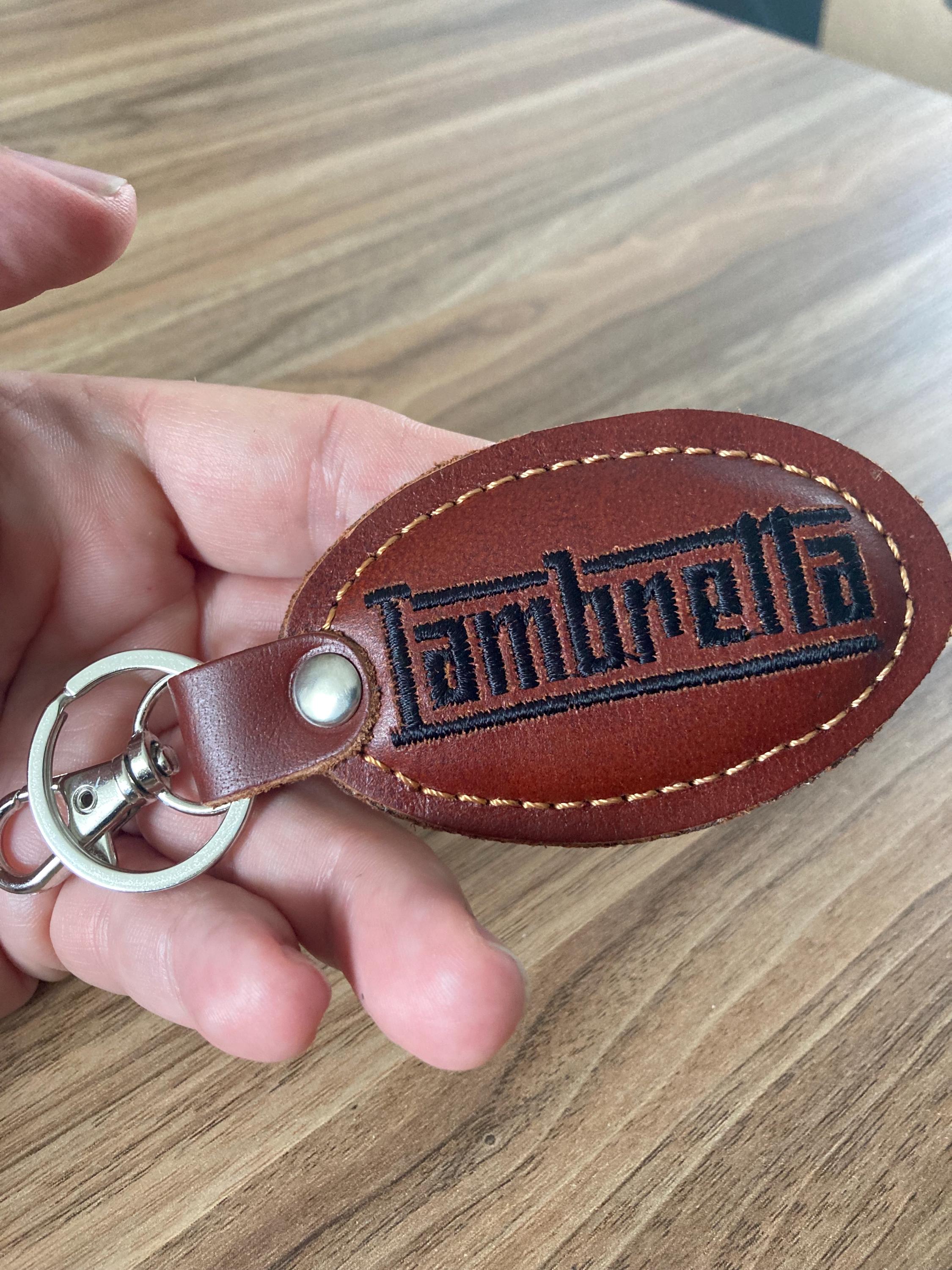 Lambretta Italian Leather Keychain: Handmade Scooter Keyring - Etsy