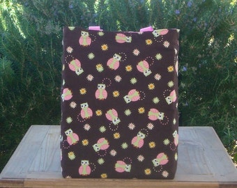 Little Pink Owls for You and Me Reversible Tote Bag