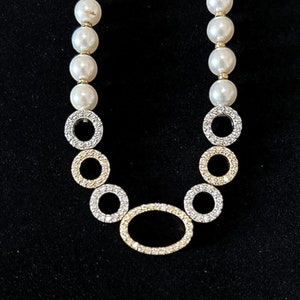 Gorgeous Custom Pearl and Diamond Necklace
