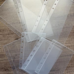 A6/A7 PVC Bargeld Umschläge