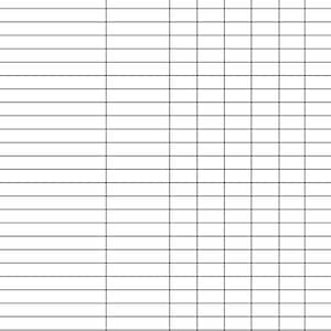 Printable Cash Planning Sheet (8.5 x 11)