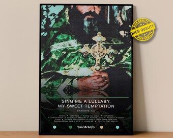 Poster dei Suicideboys / Poster di Sing Me a Lullaby, My Sweet Temptation / Stampa del poster dell'album / Poster per decorazione murale / Copertina dell'album / Poster di musica rap