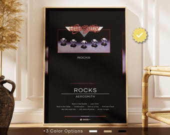Poster degli Aerosmith / Poster rock / Stampe di poster di album / Poster per decorazione murale / Copertina dell'album / Poster di musica rock