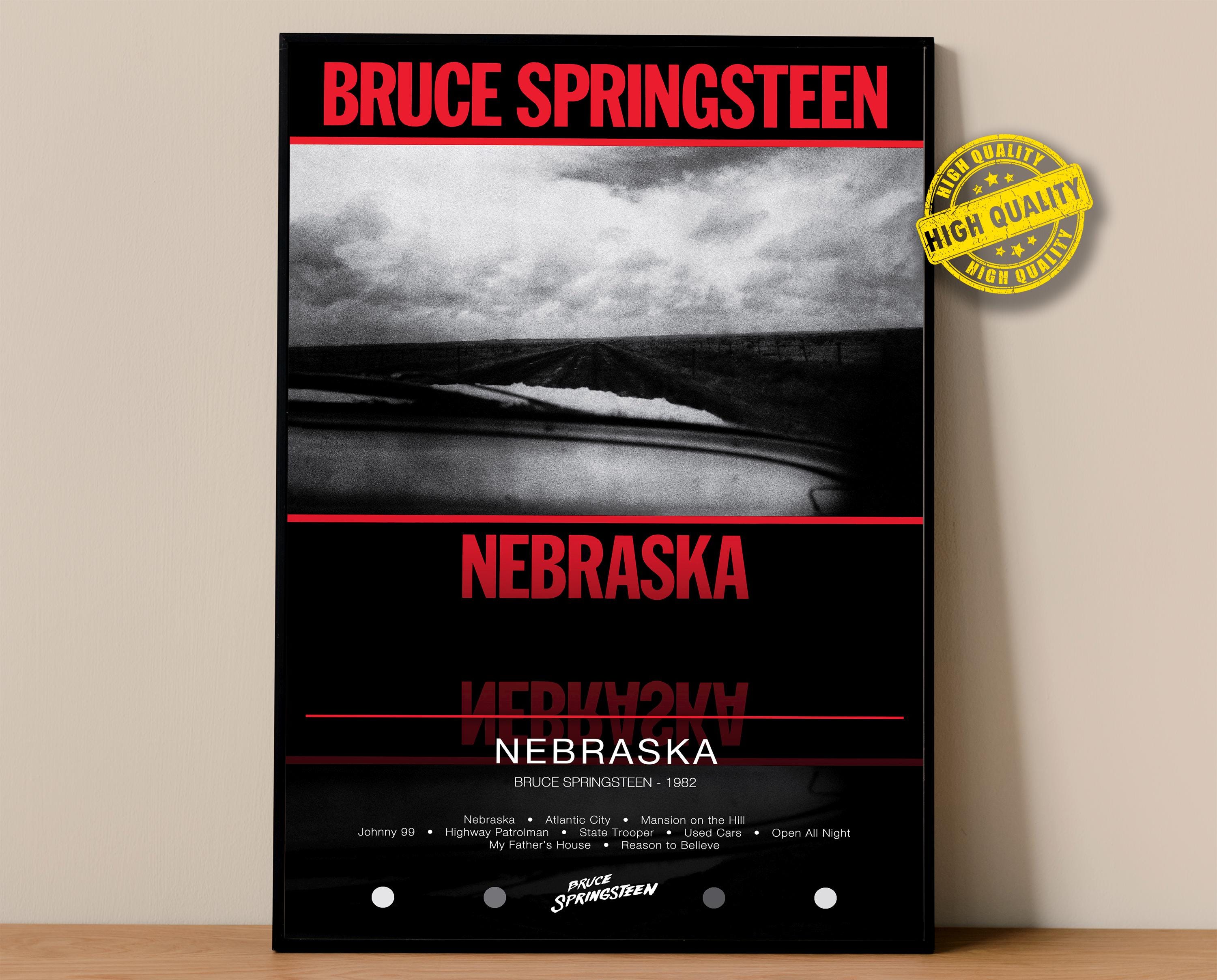 Bruce Springsteen Nebraska Poster - Etsy