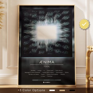 Tool Poster | AEnima Poster | Album Poster Prints | Wall Decor Posters | Album Cover | Rock Music Poster