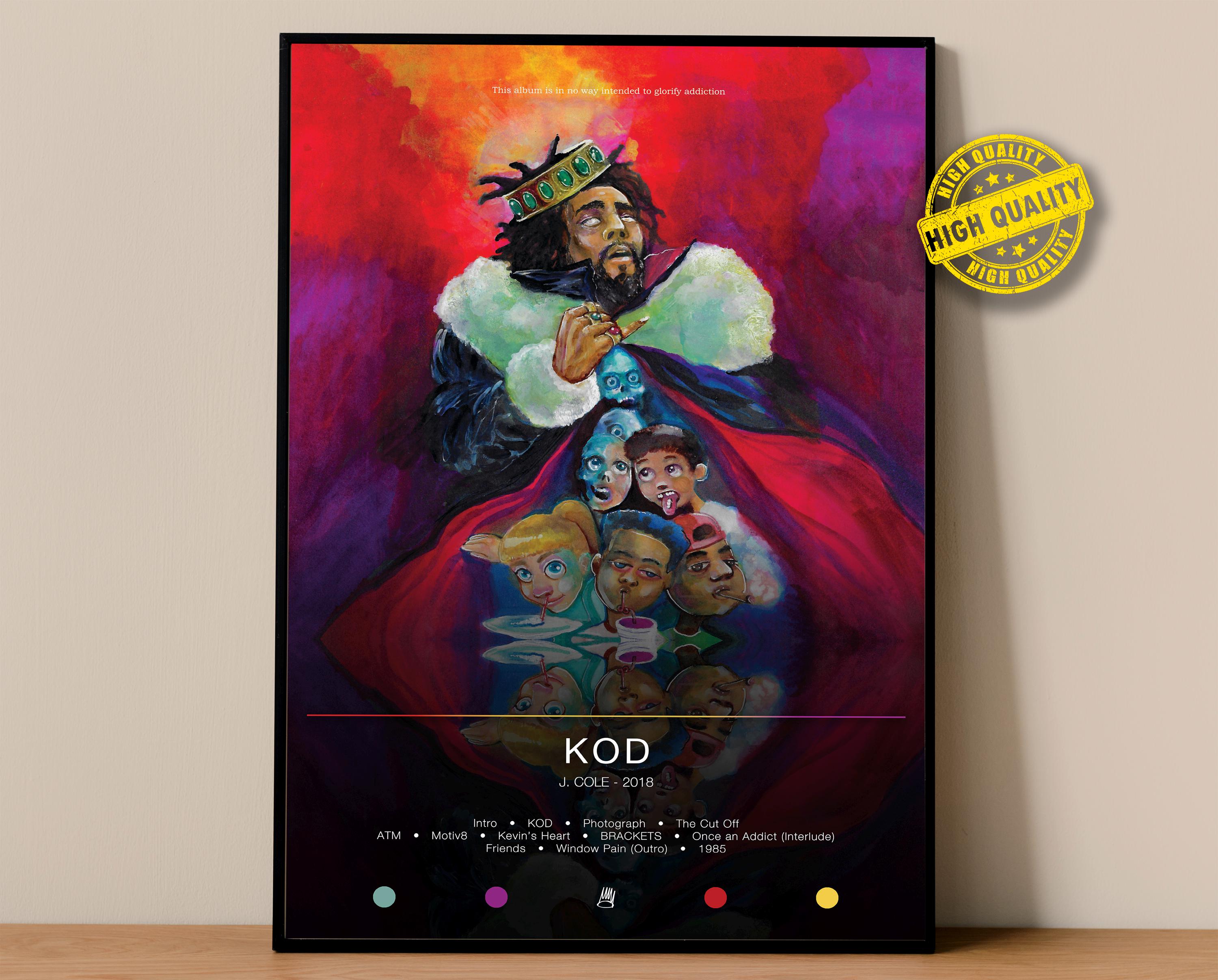 J Cole Kod Poster - Etsy