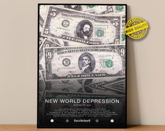 Poster dei Suicideboys / Poster della Nuova Depressione Mondiale / Stampe di poster di album / Poster per decorazione murale / Copertina dell'album / Poster di musica rap