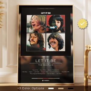 Beatles Let It Be Poster - Etsy