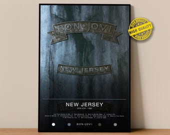 Jon BON JOVI 1989 concert poster re-imagines the original poster