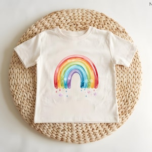 Rainbow Pride Toddler Shirt, Cute Rainbow Baby Bodysuit, Pride toddler Tee,Pride Month Toddler Outfit, LGBTQ+ Toddler Graphic Tee,