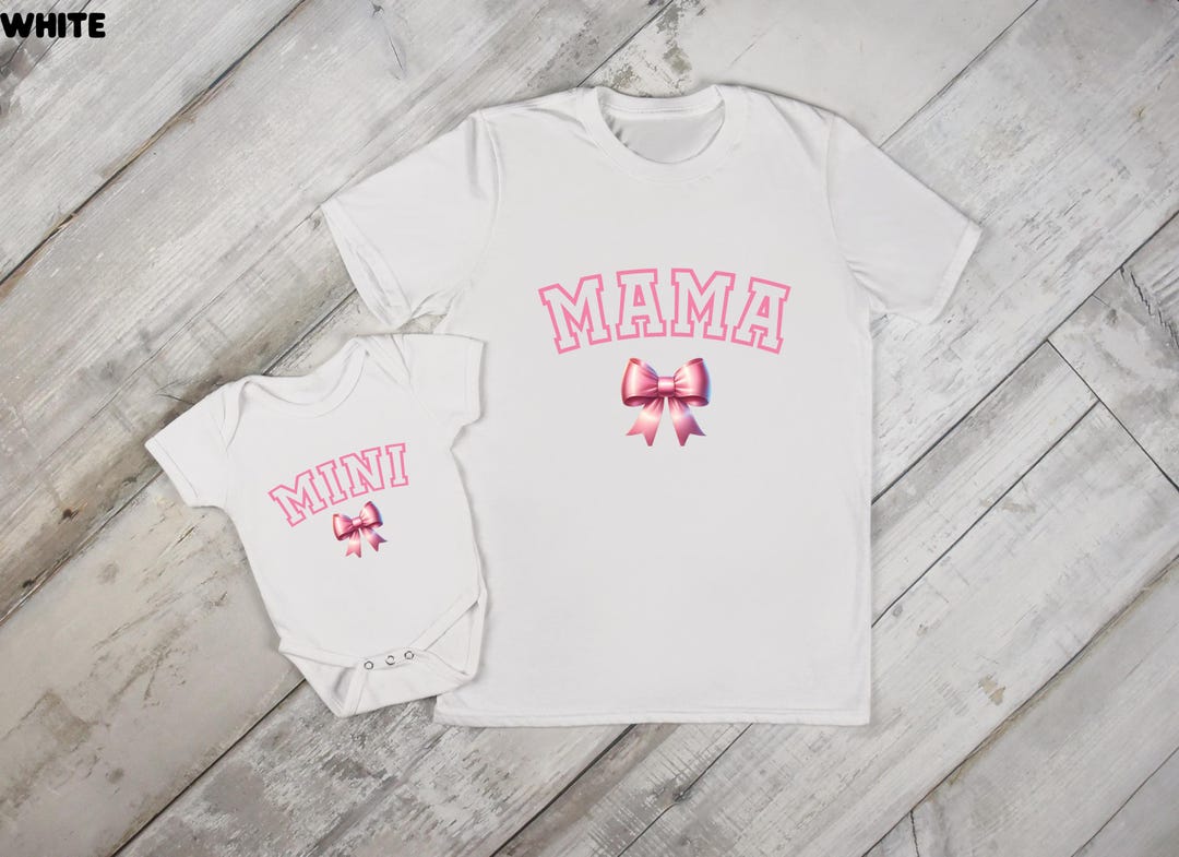 Mama Mini Matching Shirts: Mother Daughter Gift Set - Etsy