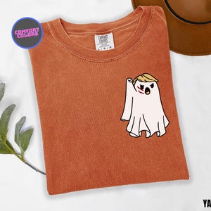 Halloween Trumpkin Shirt, Donald Trump Comfort Colors  Shirt, Trump Halloween Tee, Trump Fight Ghost, Republican Halloween Gift,